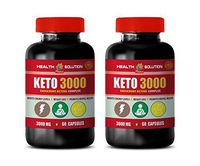 Fat Burner Supplements for Men - Keto 3000 MG - EXOGENOUS Ketone Complex - Keto Plus Diet Advanced Weight Loss - 2 Bottles 120 Capsules