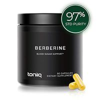 Ultra High Strength Berberine HCl from The Himalayas - 97% Standardized Purity - All Natural Extraction - Wild Harvested - The Strongest Berberine 500mg Available - 90 Veggie Capsules