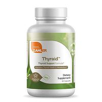 Zahler Thyraide, Thyroid Support Supplement with Iodine and L-Tyrosine, Helps Maintain Thyroid Health & Metabolism, Certified Kosher, 60 Capsules