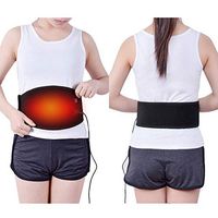 Waist Heat Belt, Electric Heating Pad Waist Support for Lower Back Arthritis, Strain, Stiffness, Lumbar Spine Pain Relief, 3 Settings Heat Therapy Band Belly Warm Wrap for Abdominal Menstrual Cramps