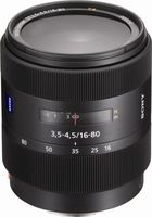 Sony 16-80mm f/3.5-4.5 Carl Zeiss Vario-Sonnar T DT Zoom Lens for Sony Alpha Digital SLR Camera