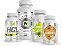 BiOptimizers - Essential Digestive Enzymes Bundle - P3-OM - Gluten Guardian - MassZymes - HCL Breakthrough - Doctor-Formulated