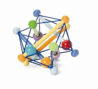 Manhattan Toy Skwish Color Burst Rattle and Teether Grasping Activity Toy