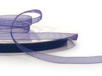 Ben Collection 1/4" X 50 Yard Plain Organza Ribbon Art & Sawing Craft Party Favor Gift Wrapping (Navy)