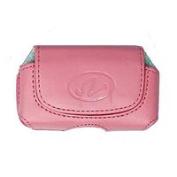 Insulin Pump Carrying Case/Pouch with Belt Clip/Belt Loops with Unique Designs Size: NX730 (L 3.80" X W 2.30" X D 1.25") (Horizontal Baby Pink)