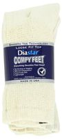 Diastar Comfy Feet Diabetic Socks, Tan, 13-15, 3 pack