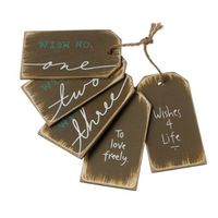 Midwest - CBK Wishes 4 Life Gift Tags Set of 5