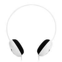 RockPapa On Ear Adjustable Boys Girls Childs Kids Headphones Earphones Lightweight for MP3/4 DVD Tablets Phones DVD PC innoTab PSP White