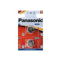 Panasonic One (1) Twin Pack (2 Batteries) CrCR2032 Lithium Coin Cell Battery 3V Blister Packed