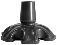 Essential Medical Supply Super Big Foot Cane Tip, Black