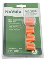Soft Foam Earplugs, 4 Pair with Travel Case Comfortable Ear Plugs for Sleeping, Snoring, Work, Travel, Hunting, Construction and Loud Events