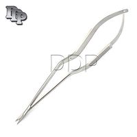 DDP ONE PIECE YASARGIL BAYONET MICRO SCISSORS 7.5" CURVED