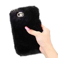 iPhone 11 Pro Cover for Women, TechCode Lightweight Lovely Flexible Silicon Soft Shockproof Protective Case Cover Bling Crystal Diamond Rhinestone Bowknot for iPhone 11 Pro 5.8 inch 2019, Black