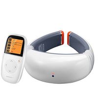 GOODSKY Digital Neck Massager with Heat, Acupuncture, Pulse and Vibration Therapy, Good for Neck-Pain, Shoulder-Pain and Headache Treatment