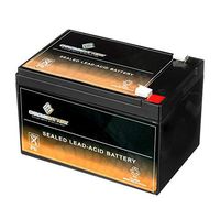 SLA Replacement Battery for 12V 15AH AGM Battery- Replaces cb12-12 np12-12 bp12-12 es12-12 ub12120- Chrome Battery