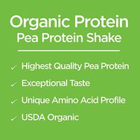 Vegansmart Plant Based Organic Pea Protein Powder by Naturade - Chocolate Fudge (14 Servings)