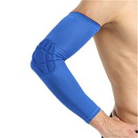 TOPSHION Basketball Armguards Extended Anti-collision Elbow Elbow Joint Guard Arm Sleeve for Outdoor Sports(1 pair)