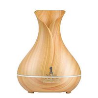 Essential Oil diffuser for Oils Aroma Humidifiers Cool Mist Fragrance Air Aromatherapy Diffuser for bedroom, Large Room Home Office 400ml 7 LED Light Auto Shut Off by TOP ONE NATURE