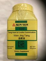 Sun Ten - Tang-kuei & Evodia Combination 100gm Granule,Wen Jing Tang/溫經湯