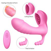 Medical Silicone Wireless Remote Control Wearable Vibranting Toys Heating Màsságêr Skin-Friendly Durable Silicone Clít Stímulatór for Adullt Woman, Rechargeable & 100% Waterproof Function, Tshirt