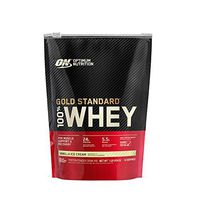 Optimum Nutrition Gold Standard 100% Whey Protein Powder, Vanilla Ice Cream, 1 Pound (Packaging May Vary)