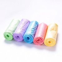 Trash Bags, Bags 13 Gallon Large Tall Kitchen Drawstring Strong Bags for Trash Can Garbage Bin(5 Rolls)