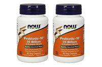 Now Probiotic-10 25 Billion - 50 Veg Capsules, 2 Pack