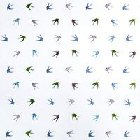 Blue"Melody Scroll" On Kraft White Art DIY Crafts Tissue Paper for Gift Wrapping 20"X30" 5 Sheets