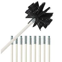 GIB cleaningtool Dryer Vent Cleaner Kit Dryer Lint Brush Chimney Sweep Kit 12 Feet