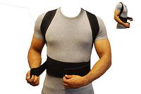 Back support Back Brace Support for Back Neck Shoulder Upper Back Pain Relief Perfect Posture Corrector Strap for Cervical Spine (M)