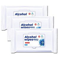Hulorest Alcohol Wipes for Adults,Large Wet Wipes（8"x6"），50 Wipes per Pack, Pack of 3