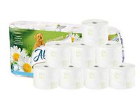 Toilet Paper, A bag of 8 rolls of Toilet Tissue, Almusso Chamomile Super Soft White Tissue Paper for Household Use, A roll of 115 leaves, 15 meters Length, Three Standard layers (White)