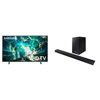 Samsung UN82RU8000FXZA Flat 82'' 4K UHD 8 Series Smart TV (2019) with Harman Kardon HW-Q60R  Acoustic Beam Q60R Series Soundbar