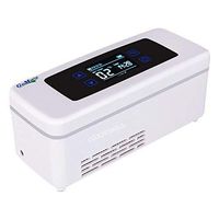 CGOLDENWALL 175x56x26mm Insulin Cooler Refrigerated Box 2-8℃ Thermostat Drug Reefer Home Car Refrigerators Case Cooler or Travel Home Car Under 28℃ Power Supply Only