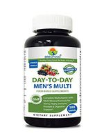 Brieofood Mens Multivitamin 180 Tablets, Food Based Daily Multivitamin for Men Made with Vegetable Source Omegas, probiotics and Herbal Blends