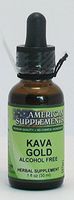 Kava Gold Alcohol Free American Supplements 1 oz Liquid