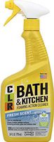 CLR Bath and Kitchen Cleaner, Fresh Scent, spray bottle, 26 Ounce