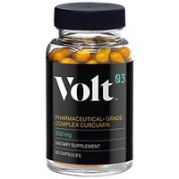 Volt03 Pharmaceutical-Grade Turmeric Curcumin Capsules | Curcumin Supplement with Anti-Aging Benefits | 60-Day Supply | Natural Anti-Inflammatory and Antioxidant for Immune Support | 500 mg