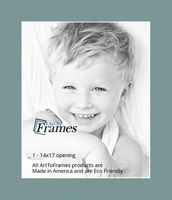 14x17 Splash / Nile Green Custom Mat for Picture Frame with 10x13 opening size (Mat Only, Frame NOT Included)