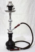 22" Hookah Shisha Smoking Pipe "BLACK CHILL" Hooka Hukka + Pro Hose + Windcover