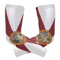 Anyangquji Florida Flag Arm Sleeve Protectiv for Man Elbow Brace for Arthritis (1 Pair)