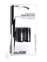 18350 Battery (2 PACK Flat Top) 800mAh 3.7V