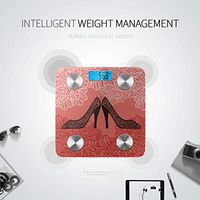 Beautiful Bows and High Heels Body Mass Scale Body Mass Scale Scale for Weight Tracks 8 Key Compositions Analyzer Sync with Fitness Apps 400 Lbs