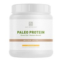 Mocha Latte Pure Paleo Protein by Dr Amy Myers – Clean Grass Fed, Pasture Raised Hormone Free Protein, Non-GMO, Gluten & Dairy Free – 21g Protein Per Serving – Mocha Shake for Paleo and Keto