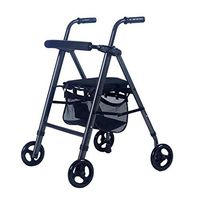 Rollator and Pocket Organizer Pouch Walkers Fold Walker Spare Travel Bag, for Life Space Saver Walker, 400Lbs Support,Fourroundsofgray