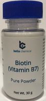 Pure Biotin (Vitamin B7) Pure Powder 30 Grams - Hair, Nails, Metabolism, Cell Growth