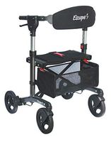 Escape Rollator - Low 21 in. Seat Height - Charcoal