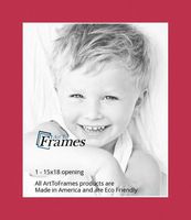 15x18 Cardinal / Rouge Custom Mat for Picture Frame with 11x14 opening size (Mat Only, Frame NOT Included)