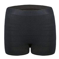 Seamless Mesh Postpartum Underwear Natural C-Section Delivery Post Surgical Recovery Disposable Washable Women's Panties,Black (6 Pack, XXXL)