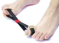 Mutreso Big Toe Strap Bunion Straightener Stretchy Belt Toe Stretcher Alignment Hallux Valgus Corrector Foot Pain Relief